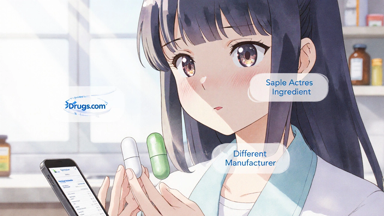 How to Compare Generic Manufacturers and Pill Appearance